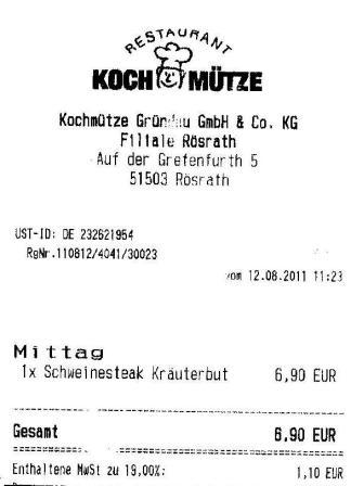 mzah Hffner Kochmtze Restaurant